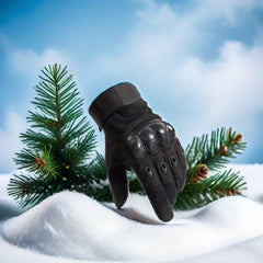 Tactical Gloves For Men, Full Finger Cycling Soft Shell Armor Gloves, Four-Season Combat Anti-Abrasion Long Finger Gloves