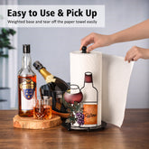 Wine Paper Towel Holder Countertop - Grape&Wine Decor Gifts