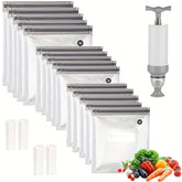 20PCS Premium Reusable Vacuum Food Storage Bags