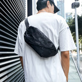 Men's Crossbody Waist Bag Multifunctional Outdoor Cycling Mini Backpack