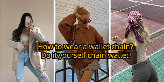 How to wear a wallet chain? Do it yourself chain wallet?