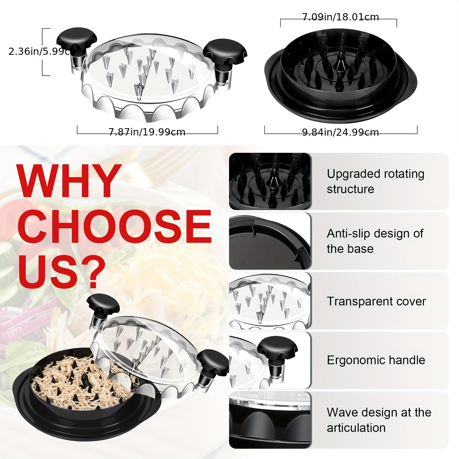 Premium Chicken Shredder Tool