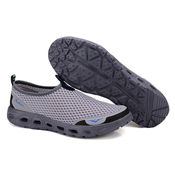 Large Mens Honeycomb Mesh Quick Drying Upstream Water Shoes Leisure Beach Shoes