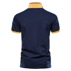 100% Cotton Badge Embroidery Polo Shirt