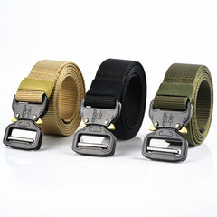 Tactical Belt Multi-function Outdoor Military Training Nylon Belt Military Fan Training Belt