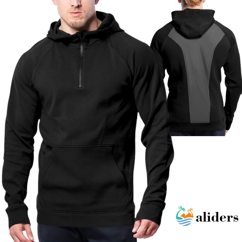 Men's Hoodie Zipper Multi-pocket Pullover Men's Sports Casual Jacket