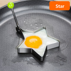 1/4pcs Stainless Steel Creative Egg Ring Molds