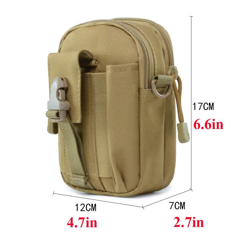 Multifunctional Running Mountaineering Sports Bag, Shoulder Bag, Outdoor Mobile Phone Pouch Waist Bag