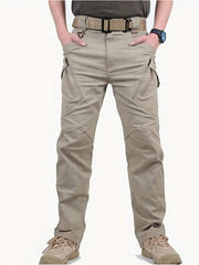 Men's Zipper Detail Workwear Pants Men's Convertible Hiking Pants