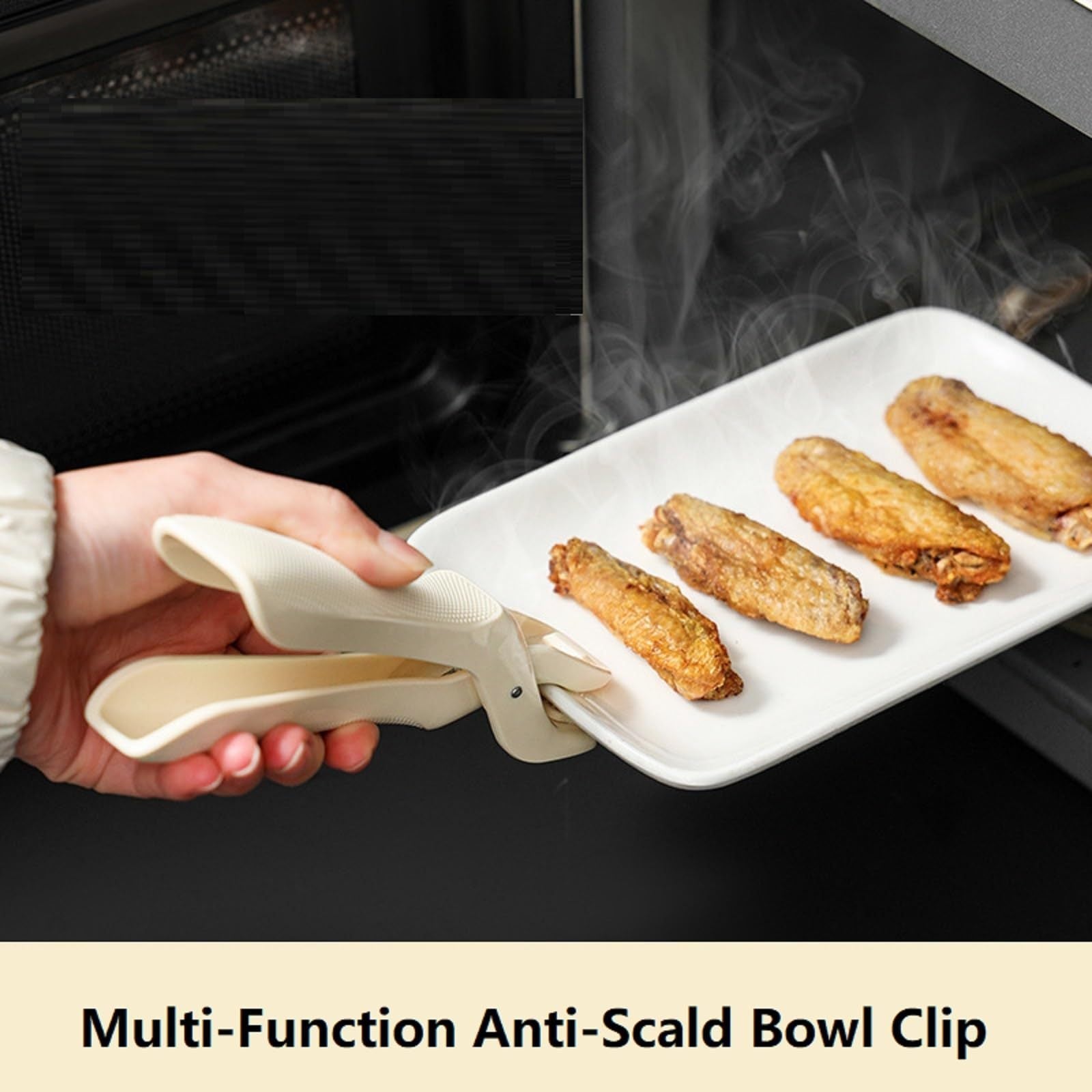 2pcs Silicone Multi-Function Anti-Scald Bowl Clip