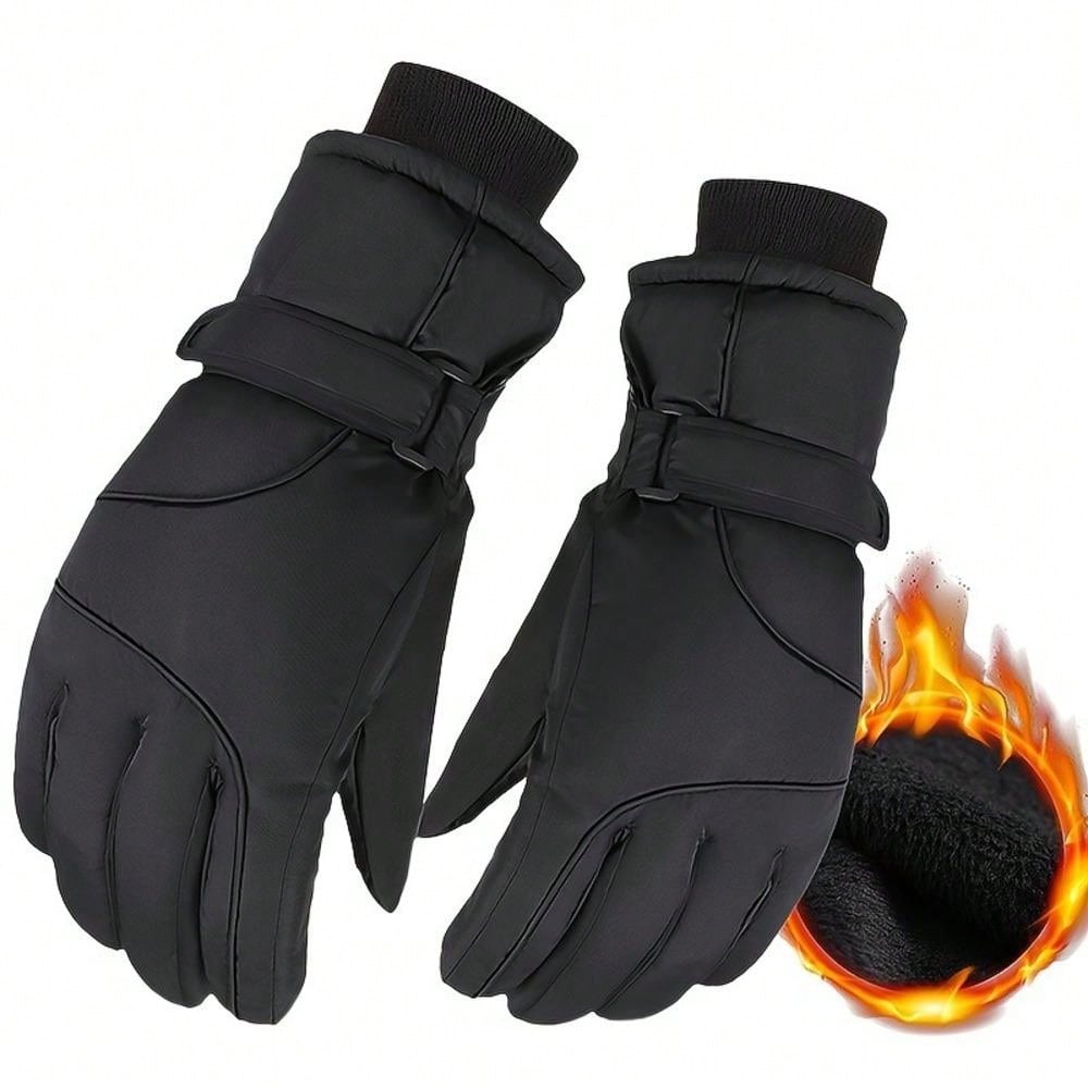 Waterproof Warm Ski Gloves, Suitable For Winter Cycling, Skiing, E-Bike Riding, Thick Outdoor Gloves, Winter Gloves