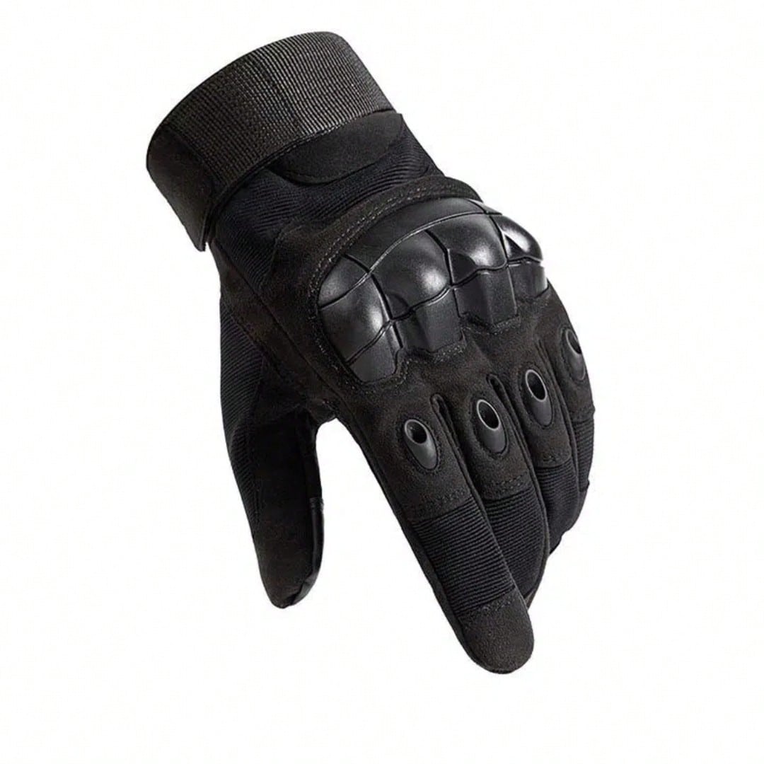 Tactical Gloves For Men, Full Finger Cycling Soft Shell Armor Gloves, Four-Season Combat Anti-Abrasion Long Finger Gloves