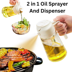 2 in 1 Oil Sprayer And Dispenser