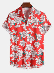 Tropical Print Resort Shirt