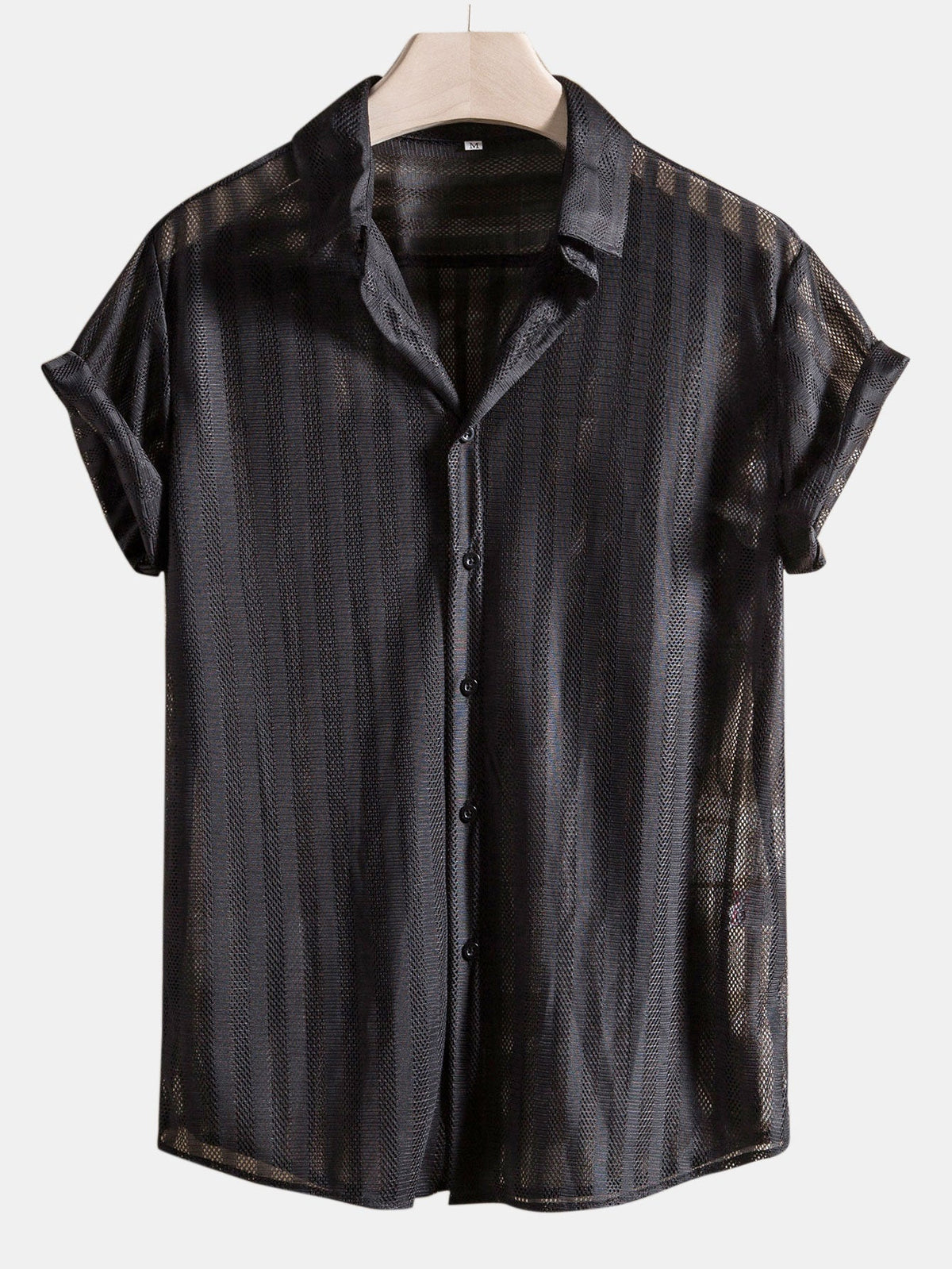 Mesh Button Up Shirt