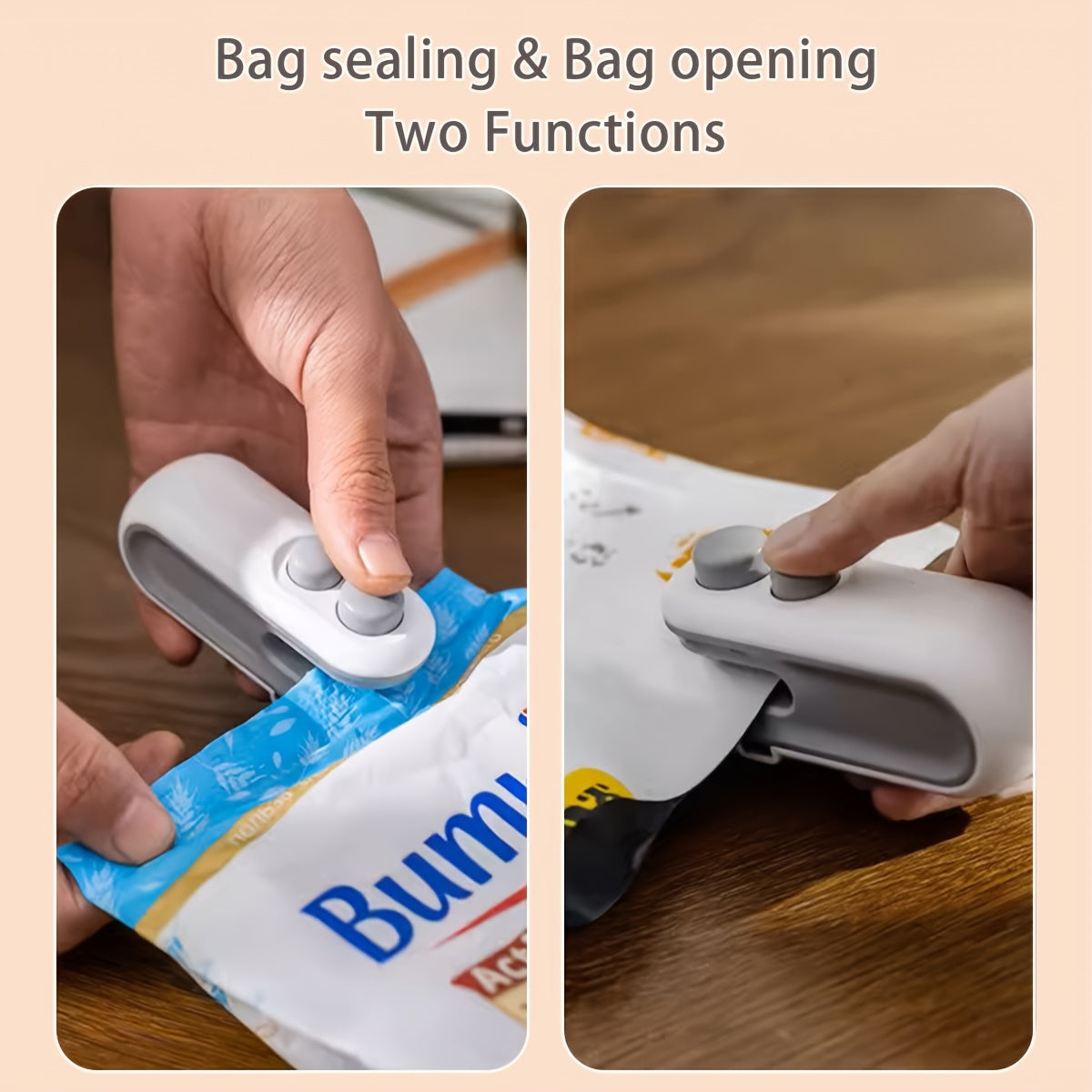 Rechargeable Mini Snacks Bag Sealer