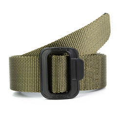 Men's Woven Nylon Smooth Buckle Belt Outdoor Tactical Training Belts