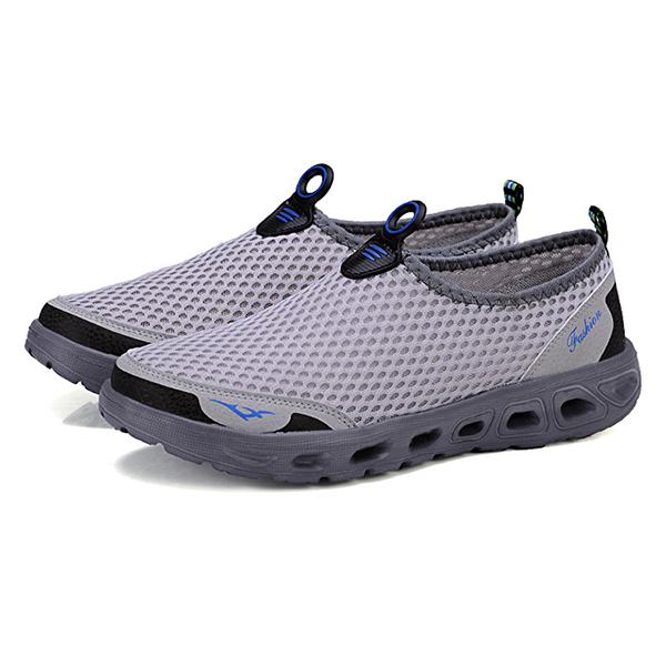 Large Mens Honeycomb Mesh Quick Drying Upstream Water Shoes Leisure Beach Shoes