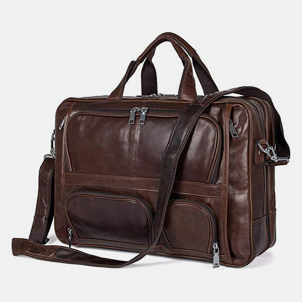 Men Multi-pocket Waterproof 15.6 Inch Laptop Bag Briefcase Business Handbag Crossbody Bag