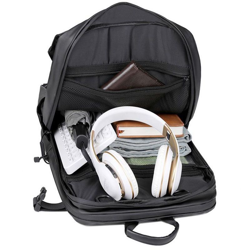 Men's Backpack Large Capacity Leisure Business Travel Computer Bag Notebook Backpack Tooling Commuter Men's Double Backpack