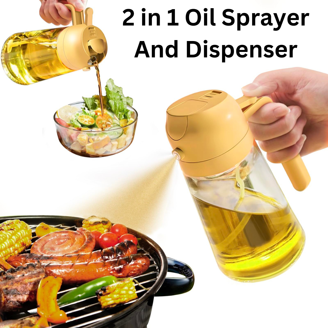 2 in 1 Oil Sprayer And Dispenser