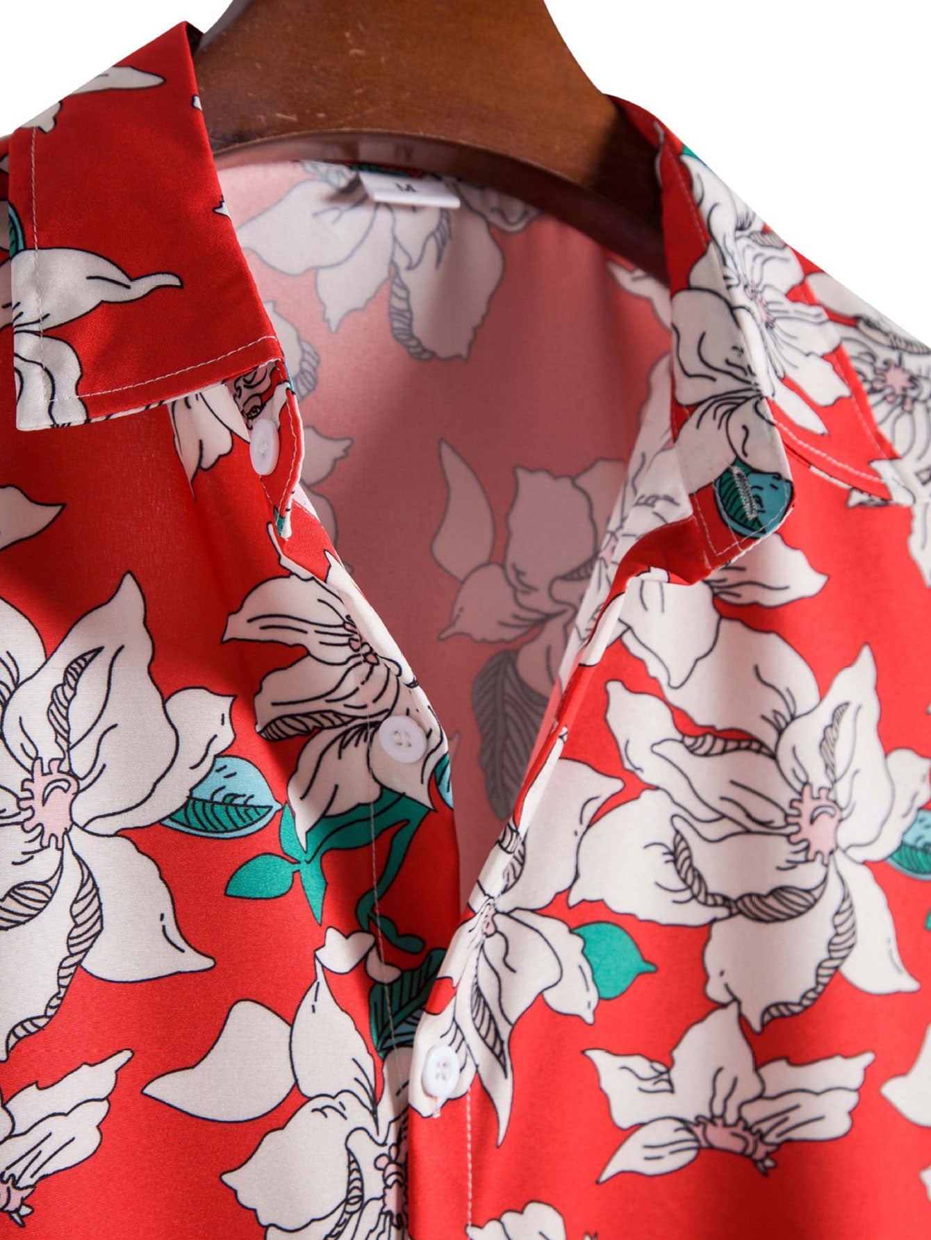 Tropical Print Resort Shirt