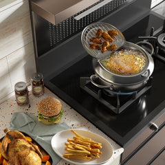 Stainless Steel Deep Fryer with Temperature Control