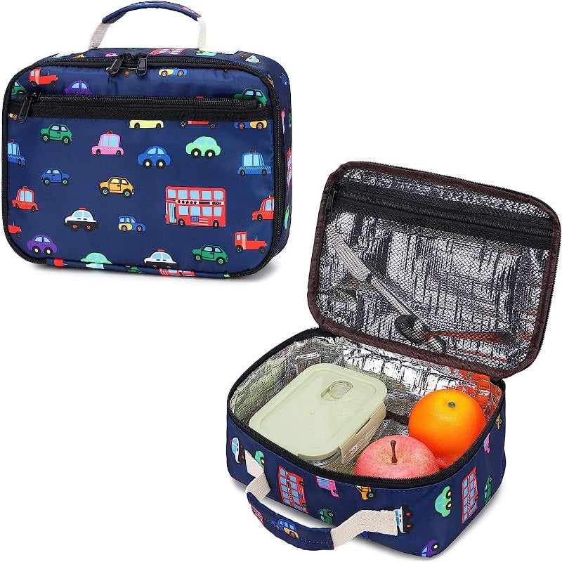 Boys Girls Preschool Backpack with Lunch Box Toddler Kindergarten School Bookbag Set for Age 3-9