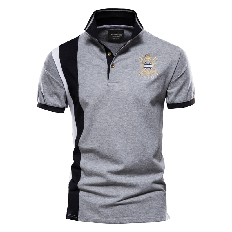 100% Cotton Badge Embroidery Polo Shirt