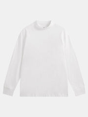 Basic Long Sleeve Mock Neck T-Shirt