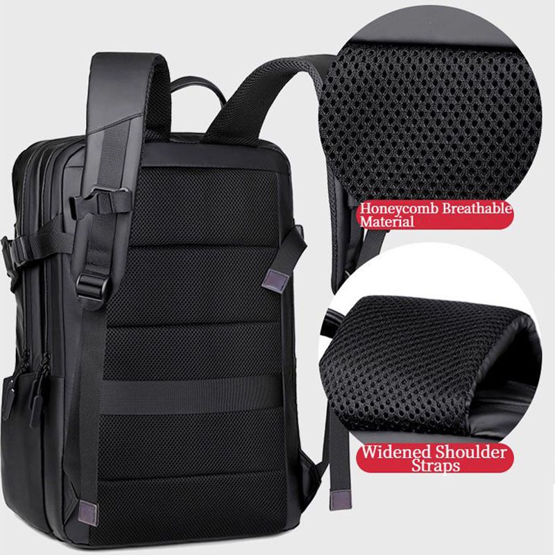 Men's Backpack Large Capacity Leisure Business Travel Computer Bag Notebook Backpack Tooling Commuter Men's Double Backpack