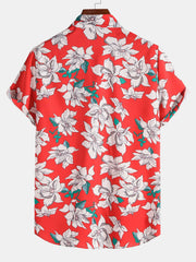 Tropical Print Resort Shirt