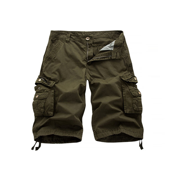 Men's Multi-Pocket Tactical Shorts, Vintage Printed Waterproof Multi-Pocket Outdoor Tactical Shorts