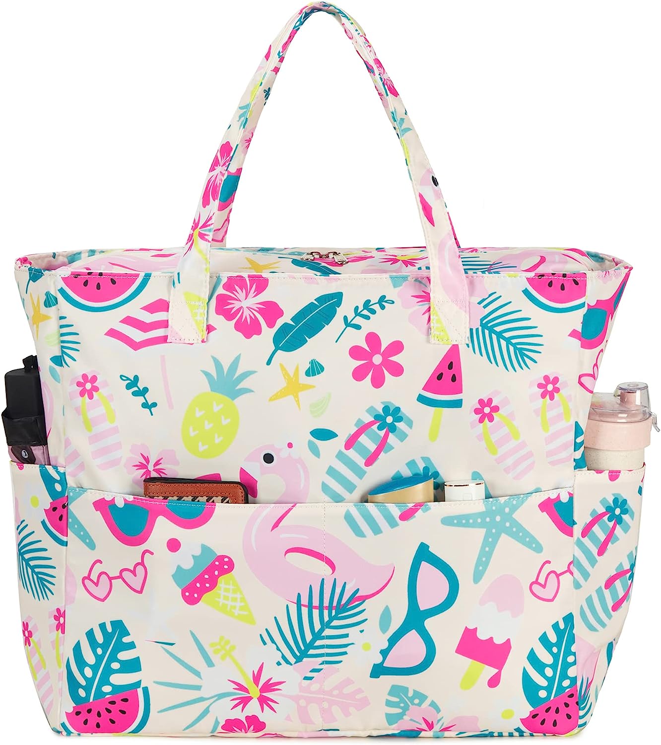 Waterproof Beach Tote Pool Bag Ladies Oversized Fitness Tote Bag