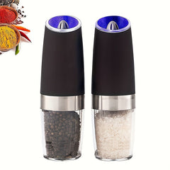 Electric Pepper and Salt Grinder Set