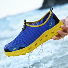 Large Mens Honeycomb Mesh Quick Drying Upstream Water Shoes Leisure Beach Shoes