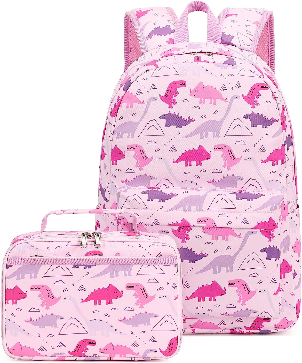 Boys Girls Preschool Backpack with Lunch Box Toddler Kindergarten School Bookbag Set for Age 3-9