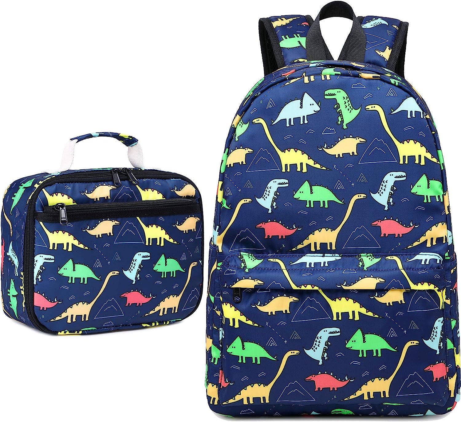 Boys Girls Preschool Backpack with Lunch Box Toddler Kindergarten School Bookbag Set for Age 3-9