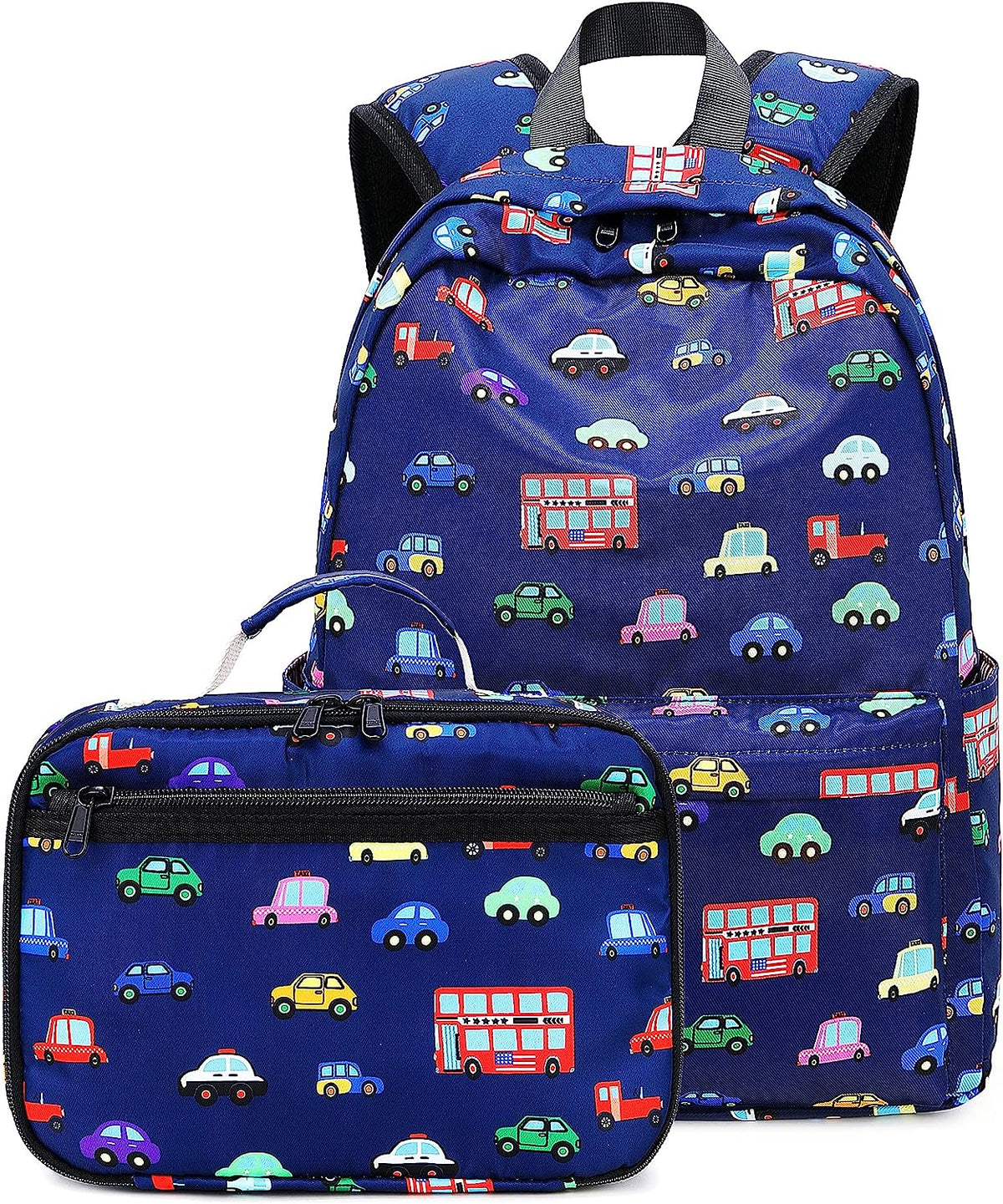 Boys Girls Preschool Backpack with Lunch Box Toddler Kindergarten School Bookbag Set for Age 3-9