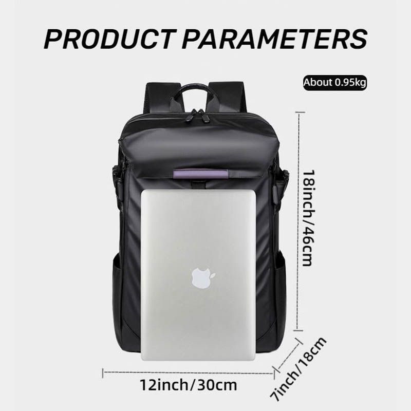 Men's Backpack Large Capacity Leisure Business Travel Computer Bag Notebook Backpack Tooling Commuter Men's Double Backpack