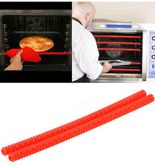 2Pcs Heat Resistant Silicone Oven Rack Guards Shields