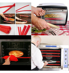 2Pcs Heat Resistant Silicone Oven Rack Guards Shields