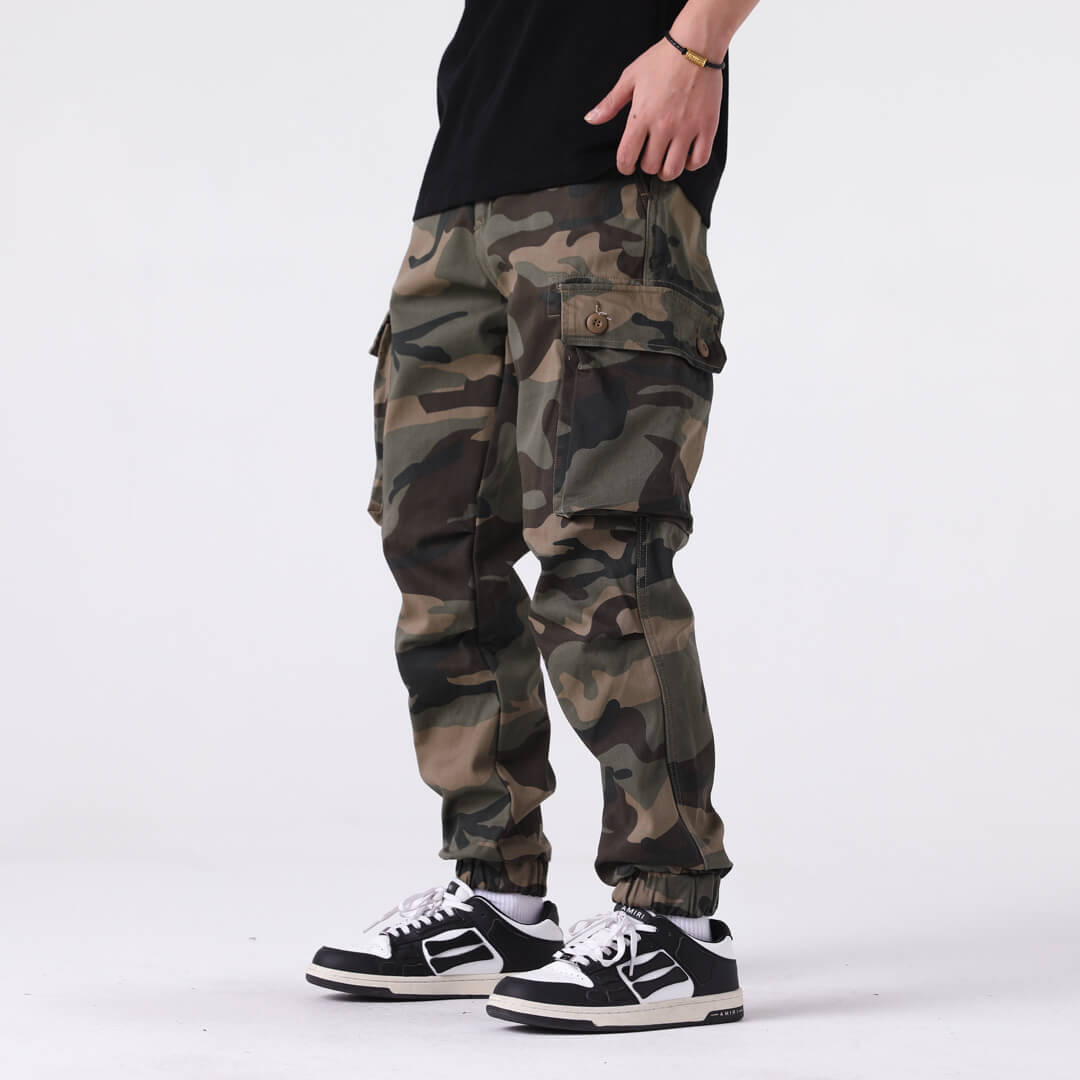 Men's Cargo Pants Long Waist Fashion Youth Popular Loose New Style