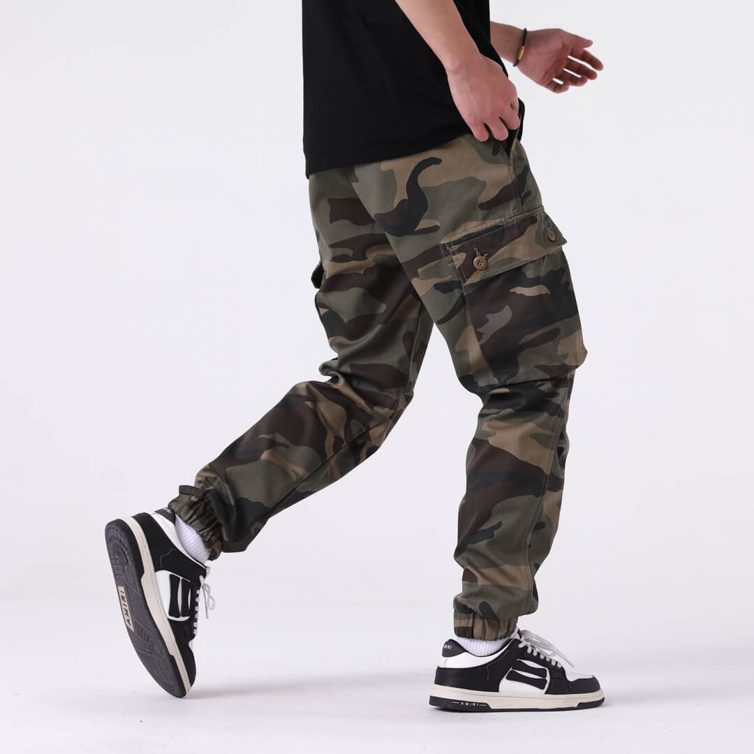 Men's Cargo Pants Long Waist Fashion Youth Popular Loose New Style