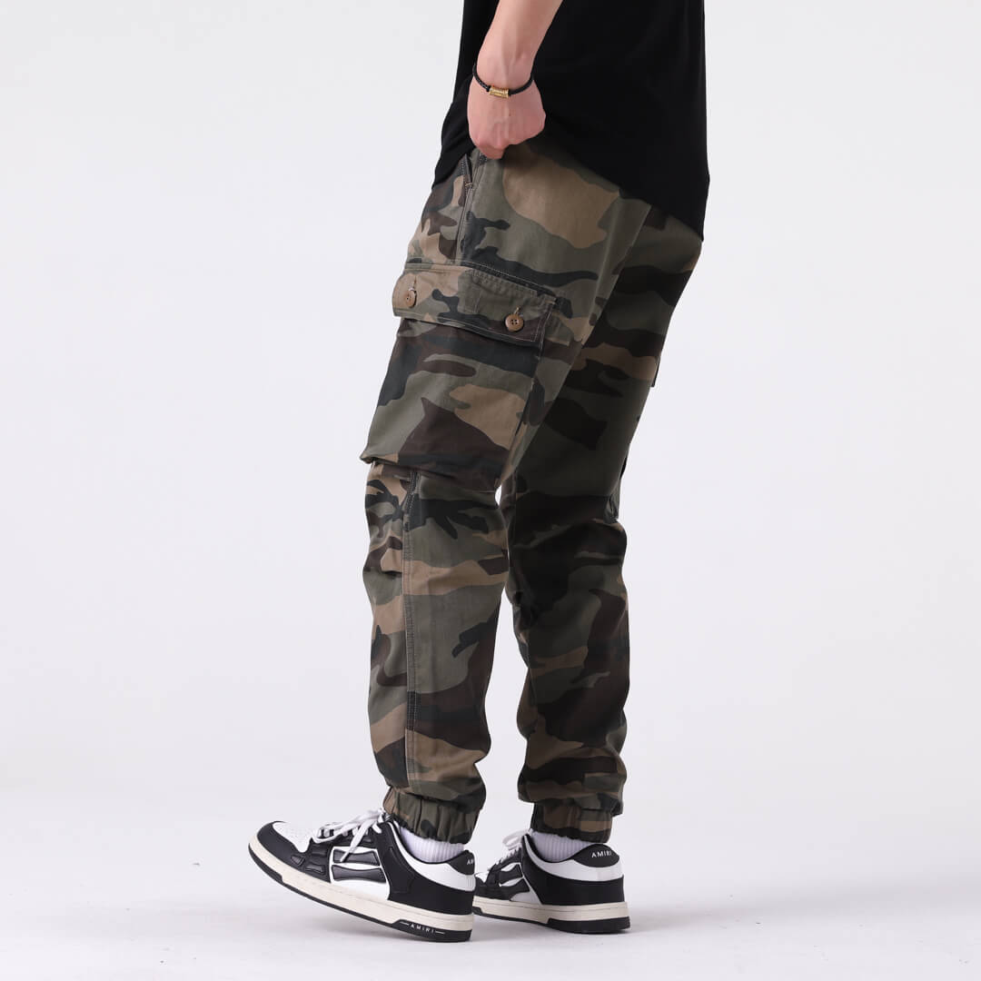 Men's Cargo Pants Long Waist Fashion Youth Popular Loose New Style