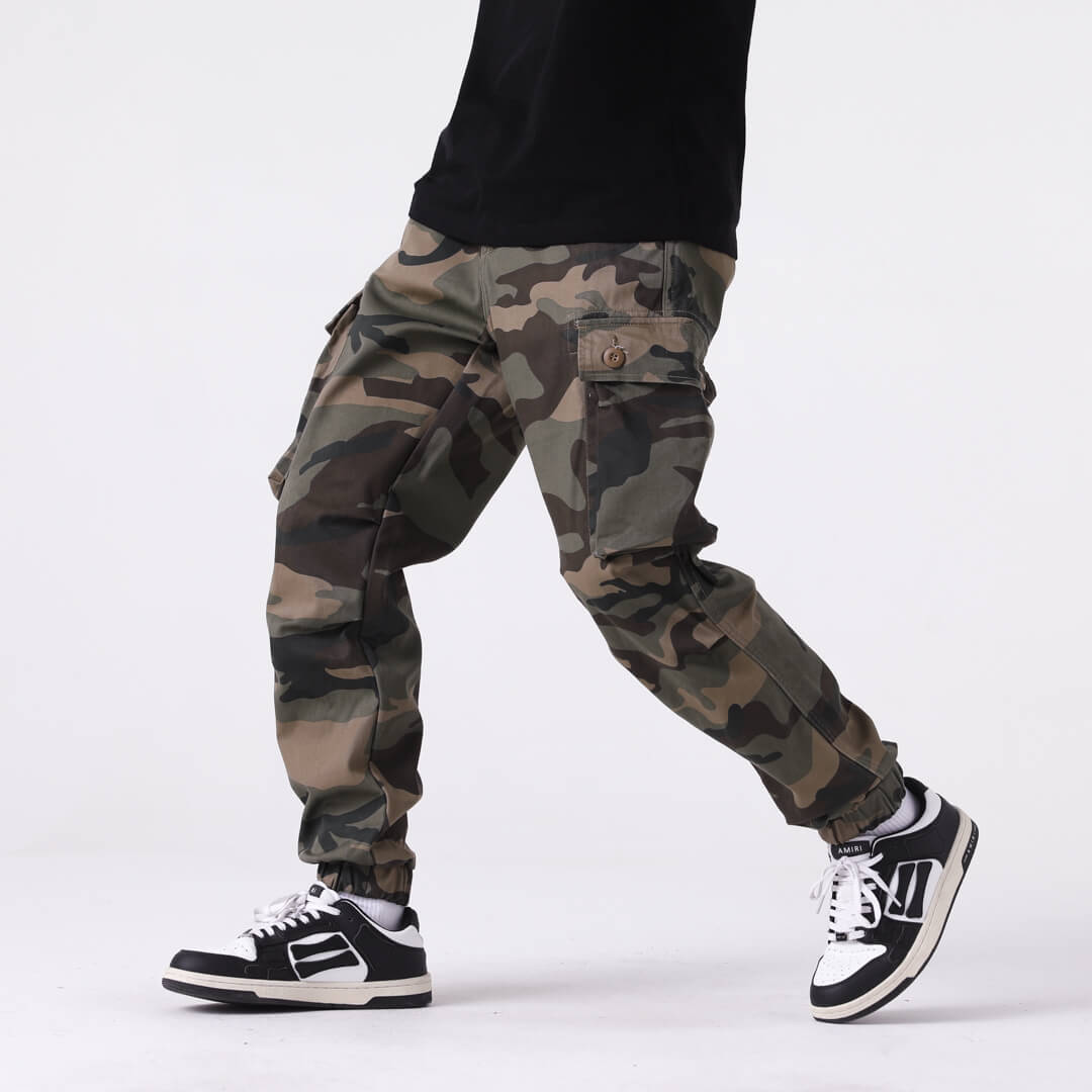 Men's Cargo Pants Long Waist Fashion Youth Popular Loose New Style