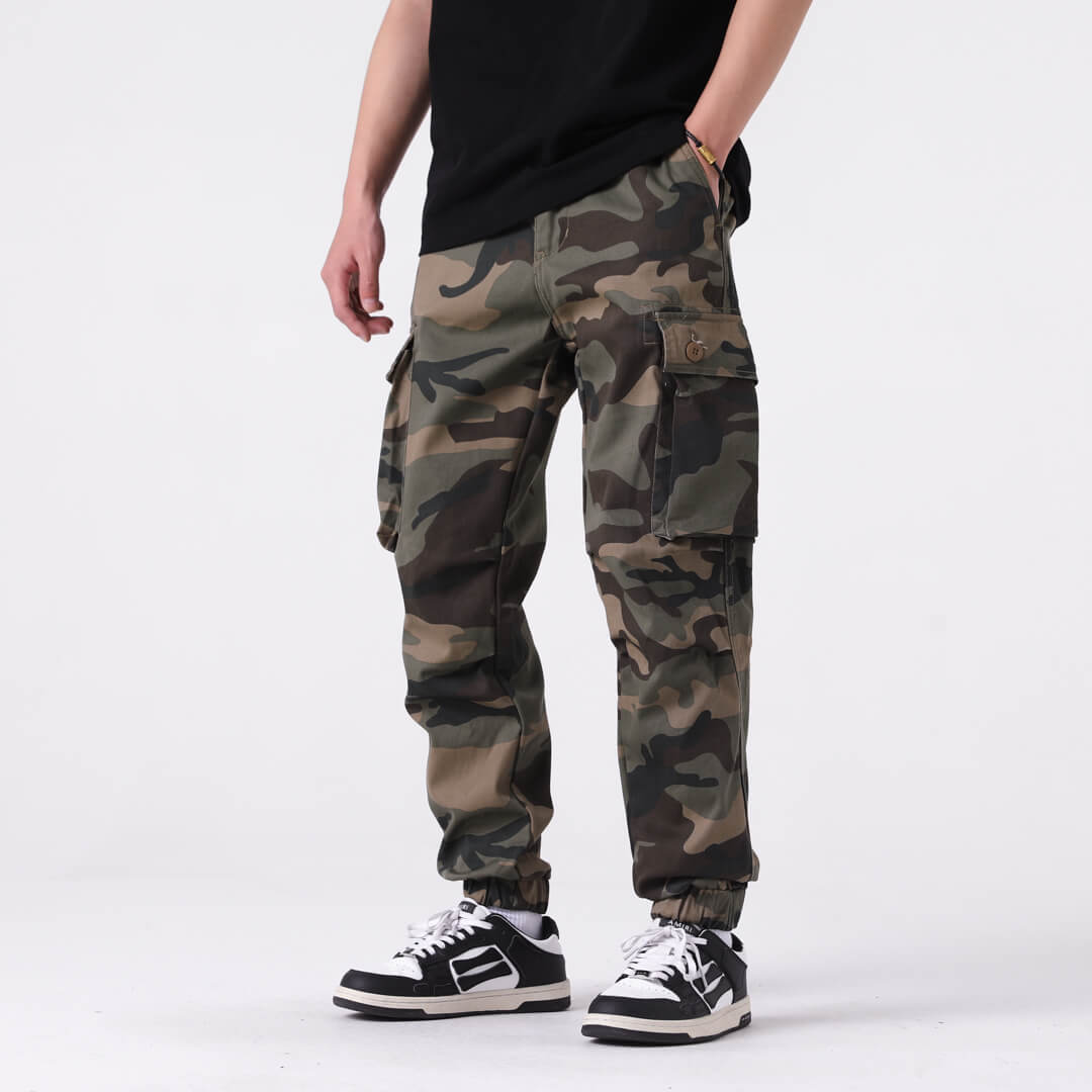 Men's Cargo Pants Long Waist Fashion Youth Popular Loose New Style