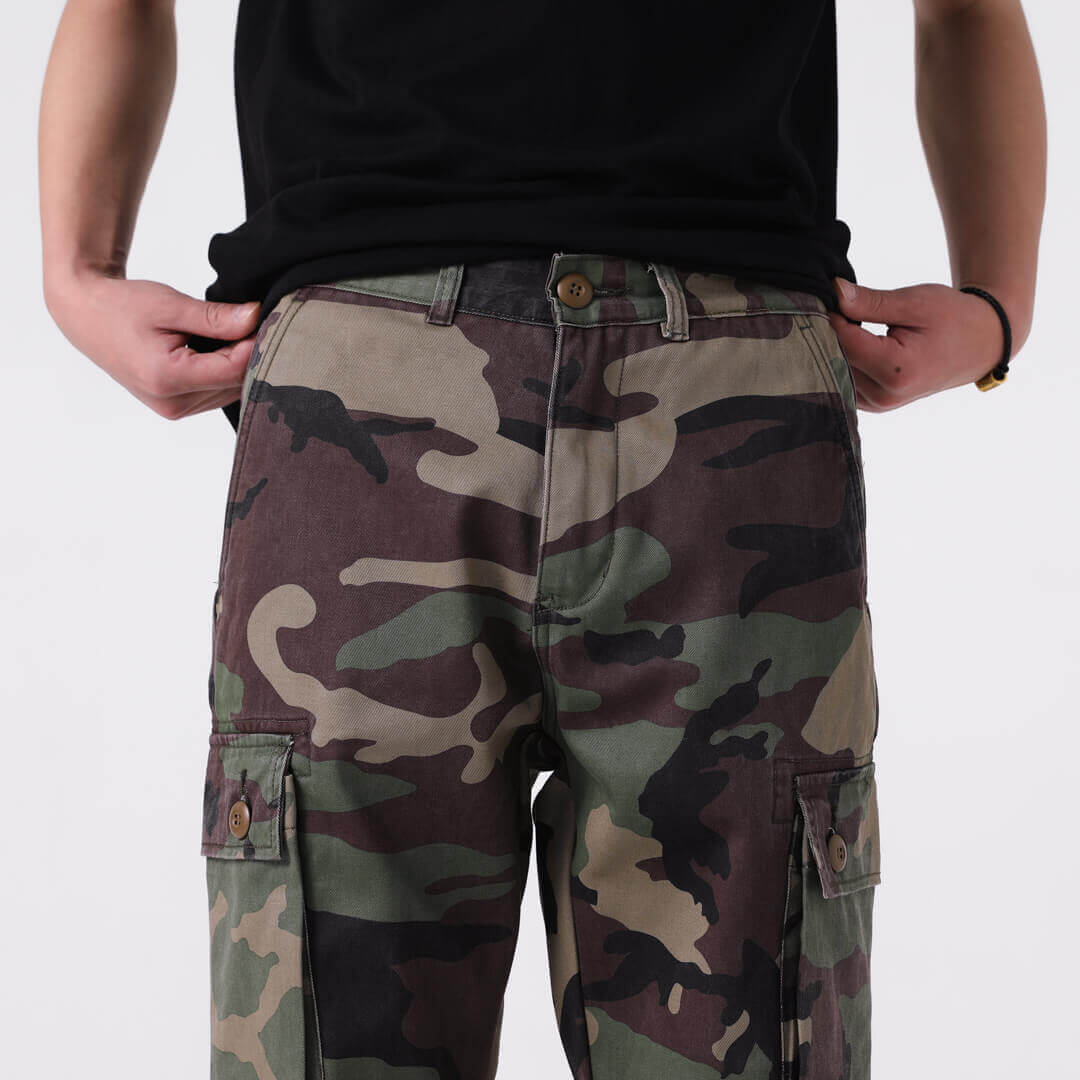 Men's Cargo Pants Long Waist Fashion Youth Popular Loose New Style