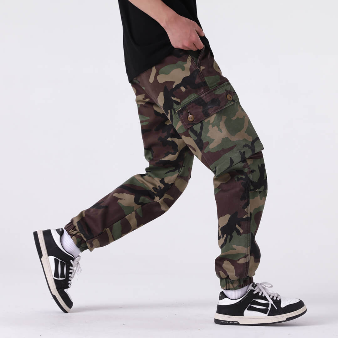 Men's Cargo Pants Long Waist Fashion Youth Popular Loose New Style