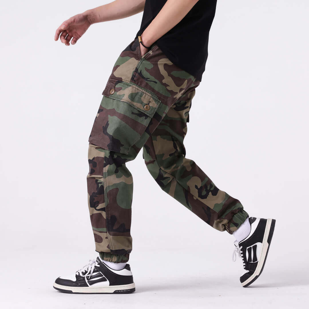 Men's Cargo Pants Long Waist Fashion Youth Popular Loose New Style